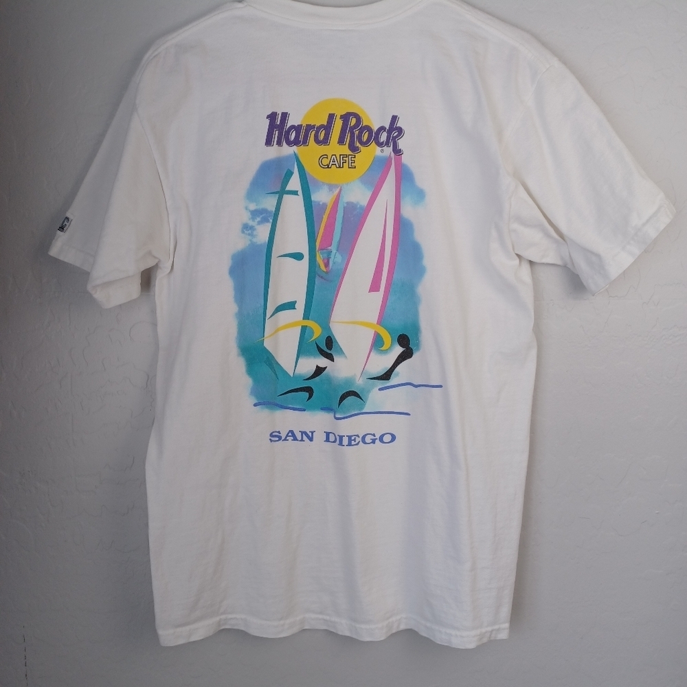 Men's Vintage Hard Rock Size M Color White